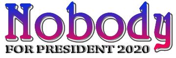 Nobody for President 2020 - None of the Above Should Be A Choice  On Voter Ballots